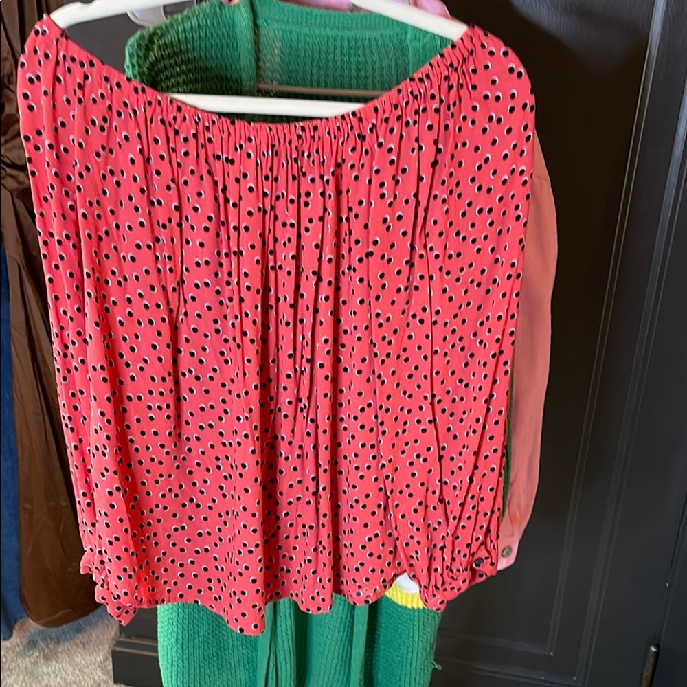 Gap Polka Dot Off-Shoulder Women's Top